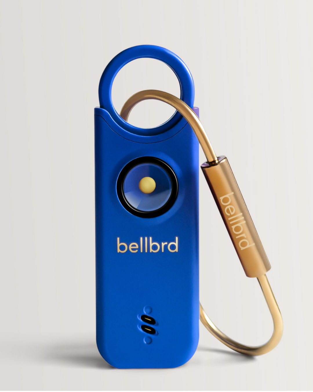 Bellbrd 2-in-1 personal alarm and travel door alarm in blue (Royal)